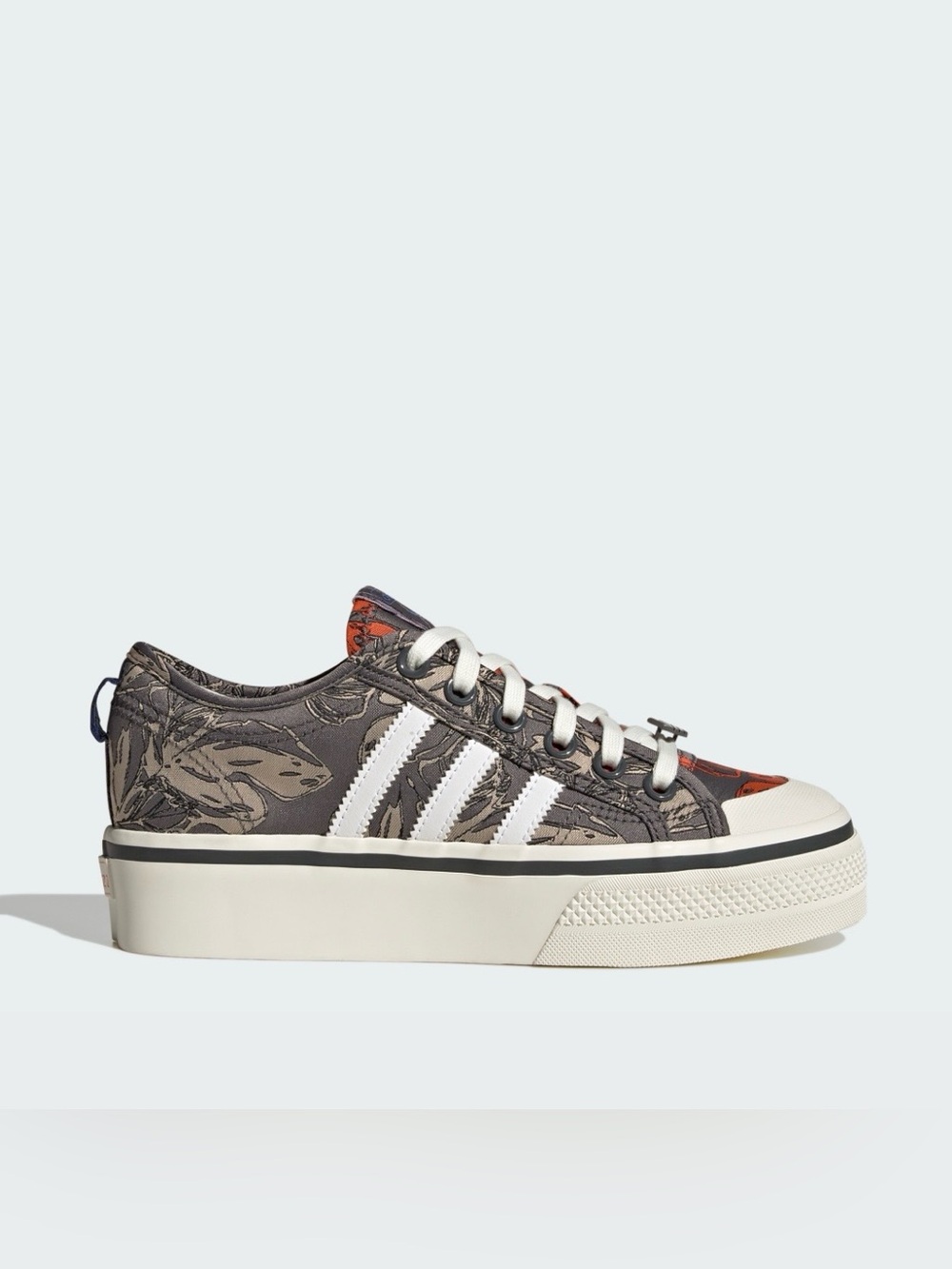 adidas Originals Nizza Victorian Floral Platform Sneaker Shoes Size 6